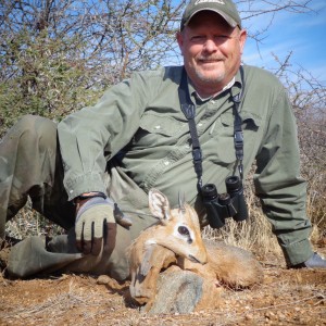 Damara Dik-Dik hunted with Ozondjahe Hunting Safaris in Namibia