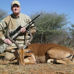 Impala hunted with Ozondjahe Hunting Safaris in Namibia