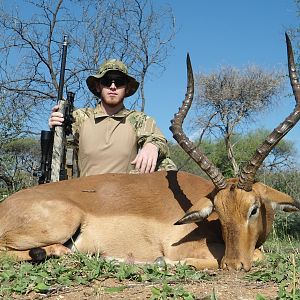 Impala hunted with Ozondjahe Hunting Safaris in Namibia