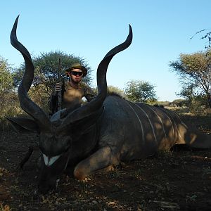 Greater Kudu hunted with Ozondjahe Hunting Safaris in Namibia