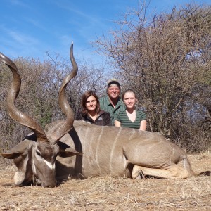 Greater Kudu hunted with Ozondjahe Hunting Safaris in Namibia