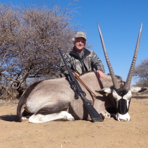 Gemsbok hunted with Ozondjahe Hunting Safaris in Namibia