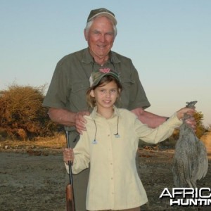 Guineafowl hunted at Westfalen Hunting Safaris Namibia