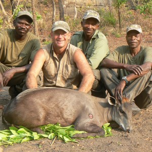 Yellow Backed Duiker, 68 kg, taken in CAR