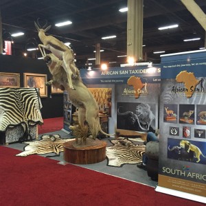 Taxidermy at Safari Club International Convention