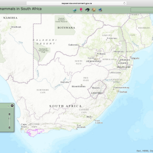 Bontebok Distribution Map South Africa