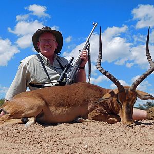 Impala, while hunting with Bertus Garhardt at Dumukwa Safaris in April 2016.