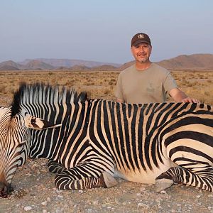 Hunting Hartmann Mountain Zebra Namibia