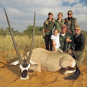 Family and Gemsbok