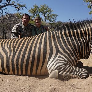 Hartmann's mountain Zebra Hunt Namibia