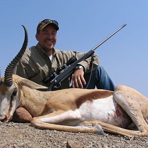 Springbuck hunting in Namibia