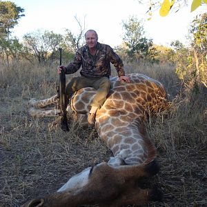 Hunting Giraffe in  in Zimbabwe