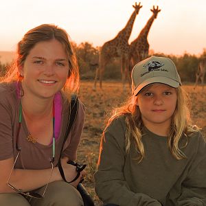 Girls on safari