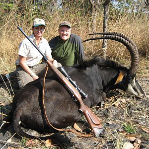 Hunt Sable Antelope Zambia