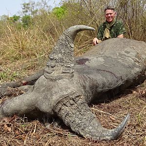 Benin West African Savanna Buffalo Hunt