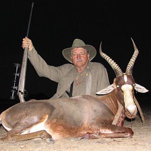 Hunting Blesbok in Nambia