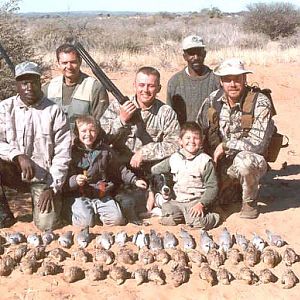 Namibia Wing Shooting Sandgrouse & Dove