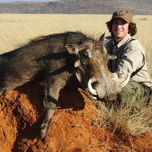 Hunting Warthog in Namibia