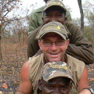 My hunting team in CAR...