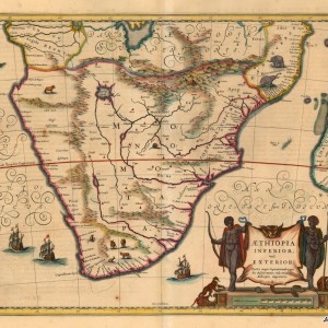 Antique Map of Southern Africa