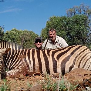 South Africa Burchell's Plain Zebra Hunt