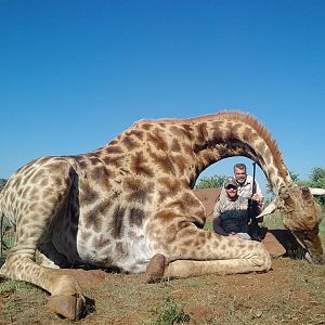 Hunting Giraffe in South Africa