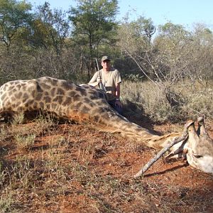 Hunting Giraffe in South Africa