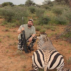 Hunting Hartmann Mountain Zebra Namibia