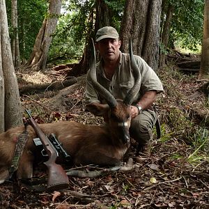 Hunting Sitatunga in the Gabonese swamp