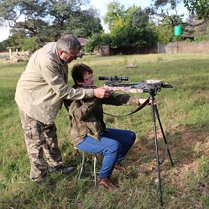 Cross Bow hunting practice