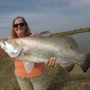 Tammy's big barramundi