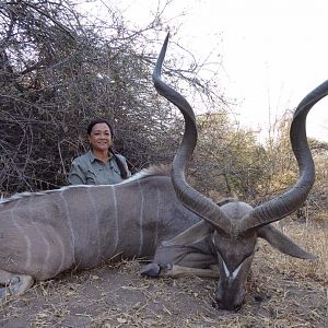 Hunt Kudu in Zimbabwe