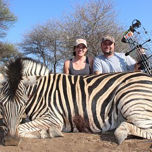 Burchell's Plain Zebra Bow Hunting South Africa