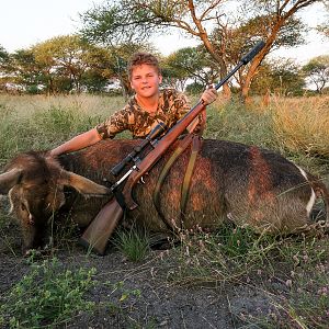 South Africa Hunting Female Waterbuck