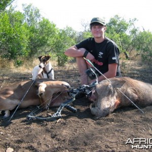 My Sons First Bow Hunt - Warthog and Impala