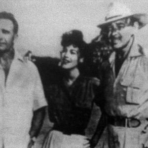 Bunny Allen, Eva Gardner & Clark Gable