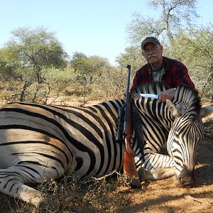 Hunting Burchell's Plain Zebra South Africa