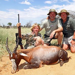 2018 Father and sons--rifle used by lad, same rifle his father used 38 years ago