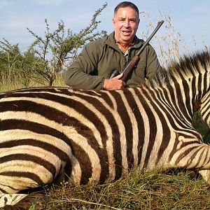 Hunting Burchell's Plain Zebra South Africa