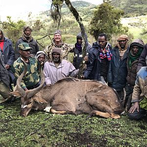 Hunting Mountain Nyala Ethiopia