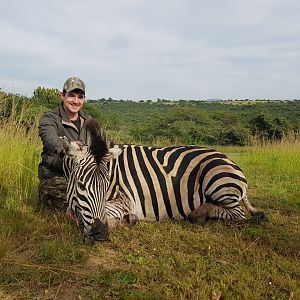 Hunting Burchell's Plain Zebra in South Africa