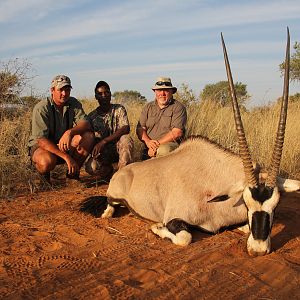 Hunting Gemsbok in South Africa