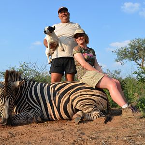 Burchell's Plain Zebra Hunting in South Africa