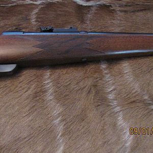 August Schuler Rifle chambered in a 500 Schuler