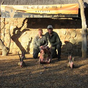 South Africa Hunt Springbok,  Hippo,  Mountain Reedbuck