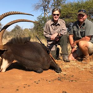 South Africa Hunting Sable Antelope