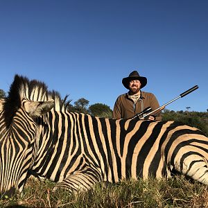 Hunting Burchell's Plain Zebra South Africa