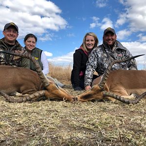 22 1/8" & 22 1/8" Inch Impala Hunting in South Africa