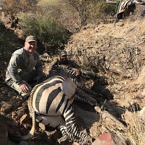 Namibia Bow Hunting Hartmann's Mountain Zebra