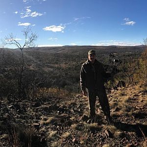 Bow hunting the Waterberg Mountains South Africa